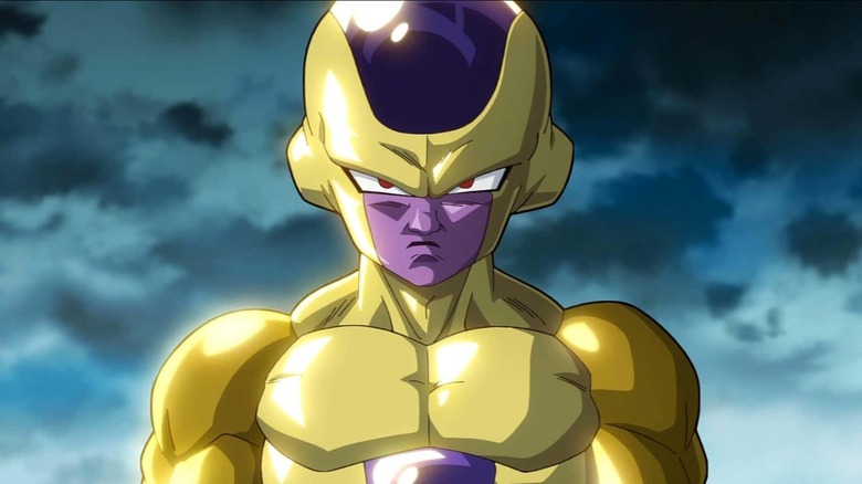 Golden Frieza in Dragon Ball Z: Resurrection 'F' (2015) staring menacingly.