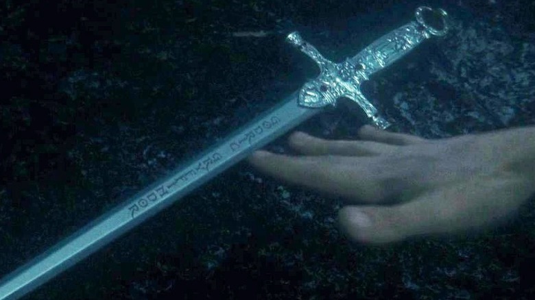 The Sword of Gryffindor is retrieved from icy water