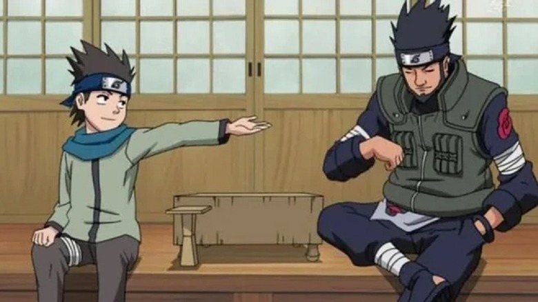 Asuma and Konohamaru Sarutobi