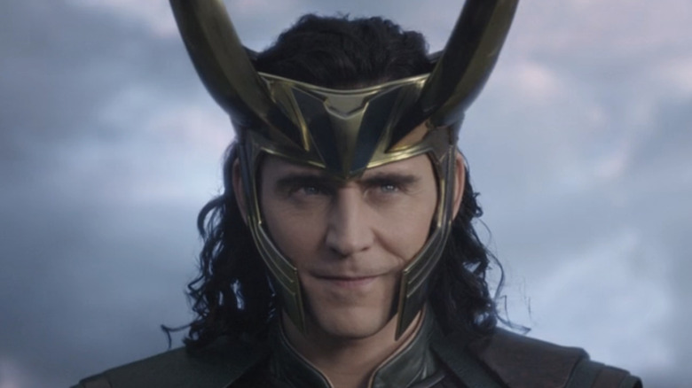 Loki smirking