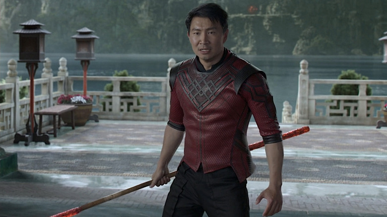 Shang-Chi holding staff