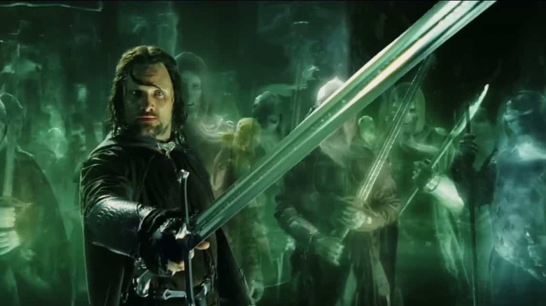 Aragorn uses Andúril in the War of the Ring