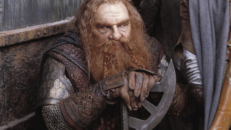 Gimli with his axe