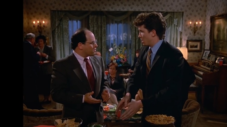 George Costanza double dips the chip