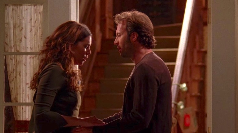 Luke and Lorelai react to their first kiss 