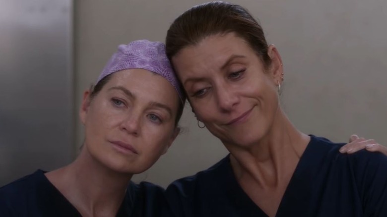 Meredith comforts Addison