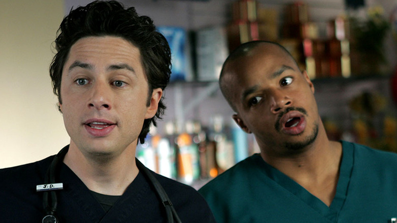 Zach Braff and Donald Faison in Scrubs