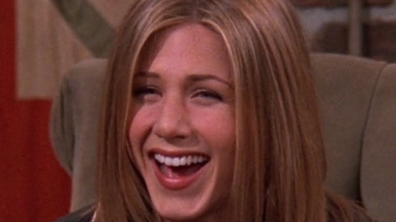 Jennifer Anniston laughing in Friends