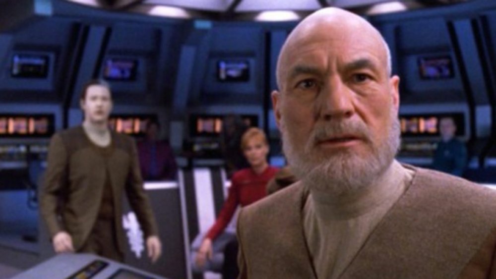 Patrick Stewart as Captain Jean-Luc Picard on Star Trek: The Next Generation