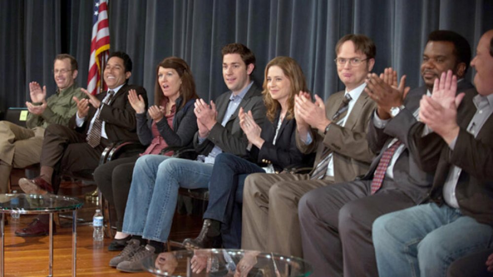 The cast of The Office in the series finale