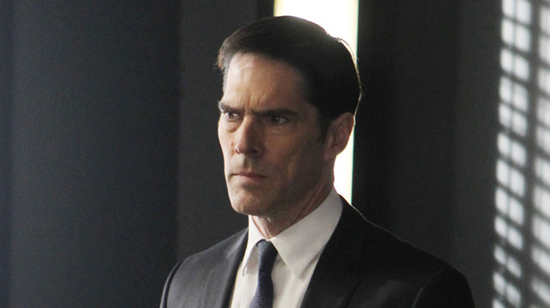 Thomas Gibson Aaron Hotchner frowning