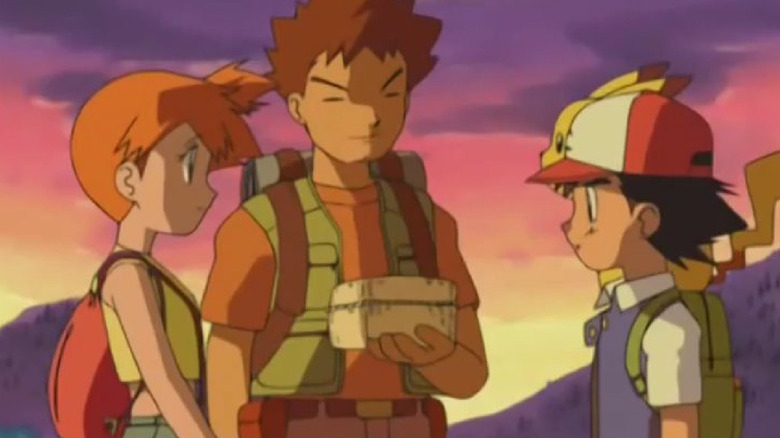 Ash says goodbye to Brock, Misty