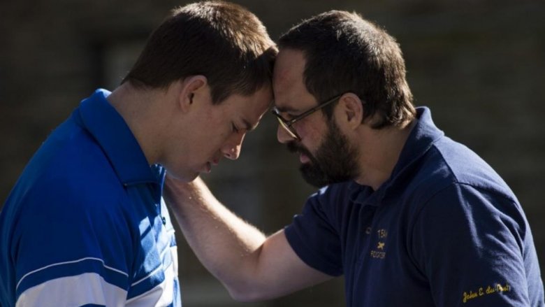 Channing Tatum and Mark Ruffalo in Foxcatcher