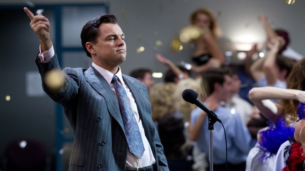 Leonardo DiCaprio in The Wolf of Wall Street