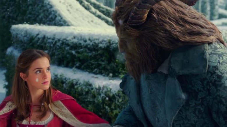 Emma Watson and Dan Stevens in Beauty and the Beast