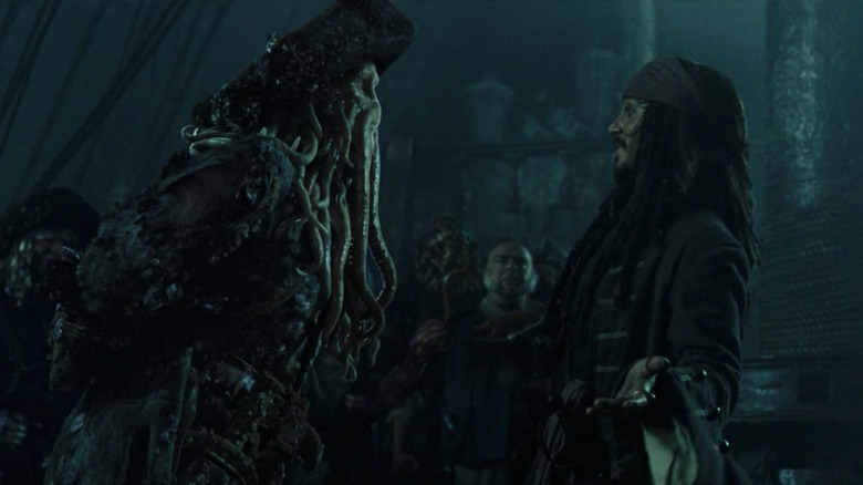 Jack bargains with Davy Jones