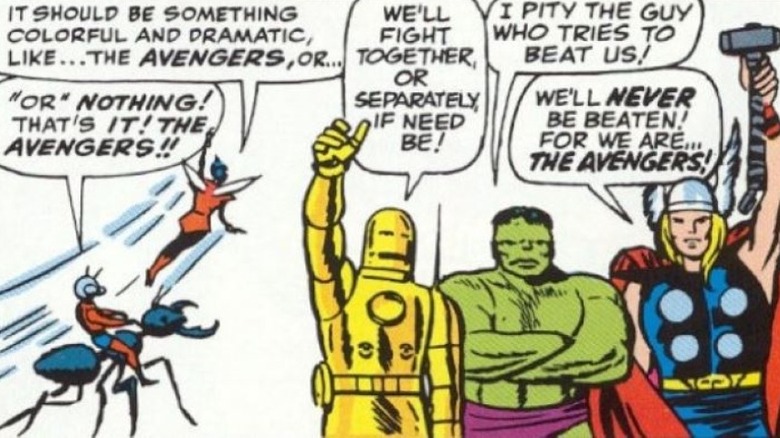 First appearance of the Avengers