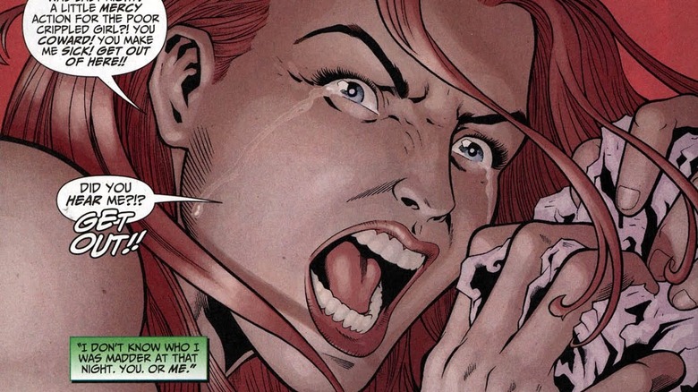 Barbara Gordon crying and screaming