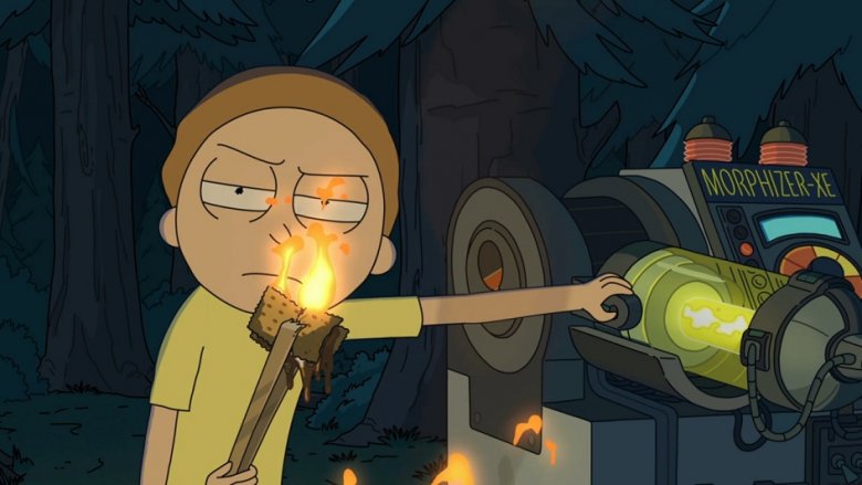 Morty threatening Ethan in episode 0305