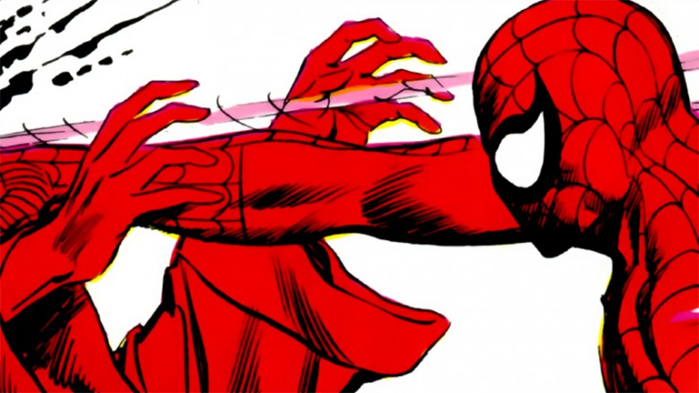 Spider-Man punching