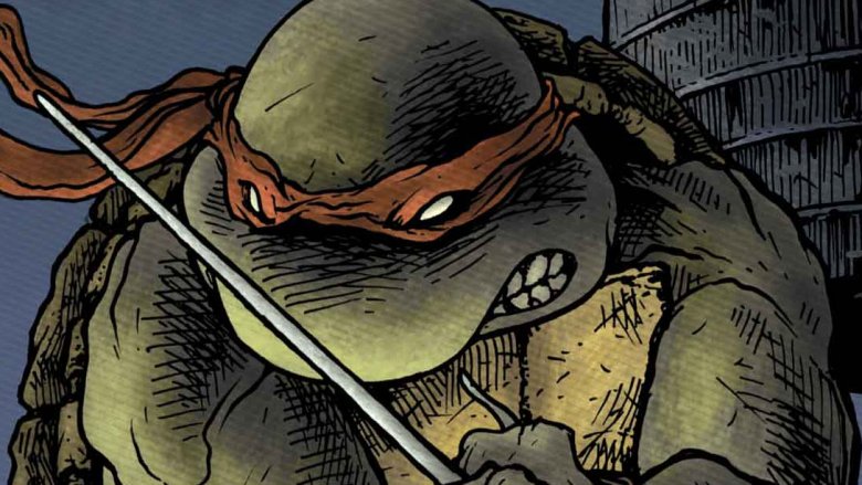 Girl's Teenage Mutant Ninja Turtles Distressed Raphael In Action T