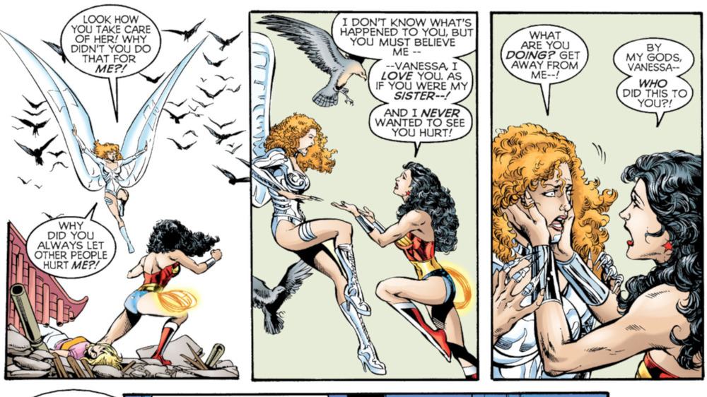 The Silver Swan holds a grudge against Wonder Woman