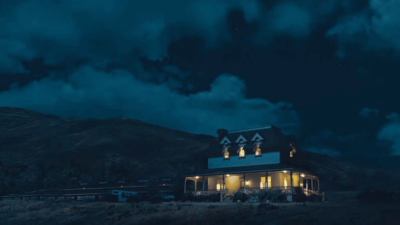 Nope ranch house at night