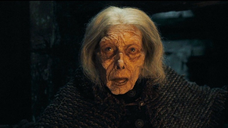 Bathilda Bagshot transforming into Nagini