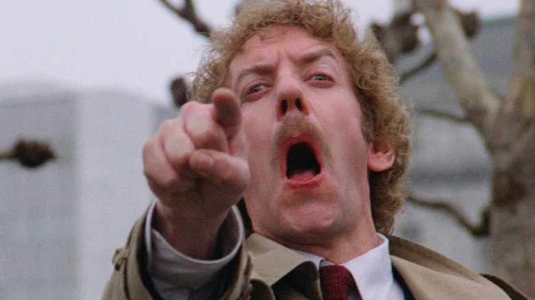 Donald Sutherland screaming