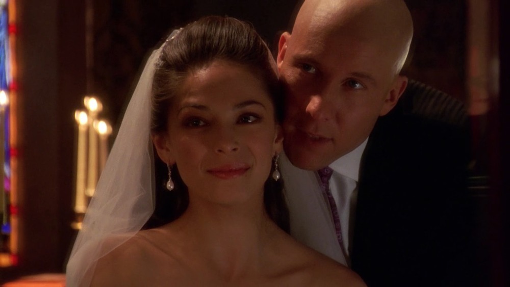  Kristin Kreuk as Lana Lang and  Michael Rosenbaum as Lex Luthor on Smallville