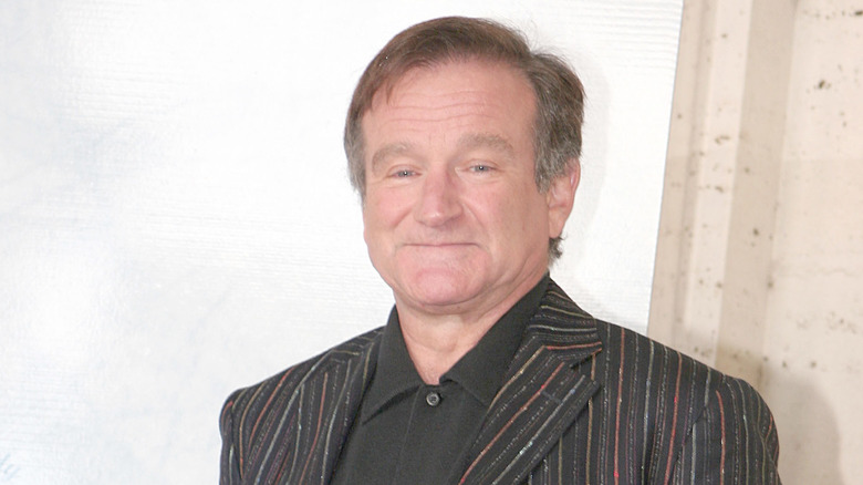 Robin Williams smiles