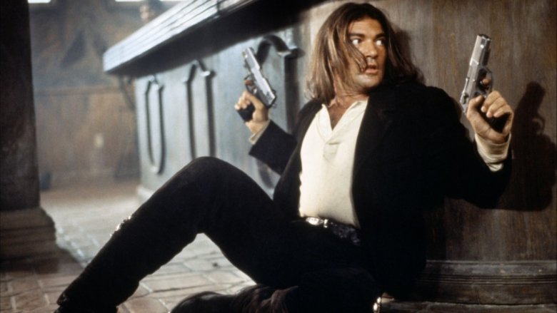 Antonio Banderas as El Mariachi in Desperado.