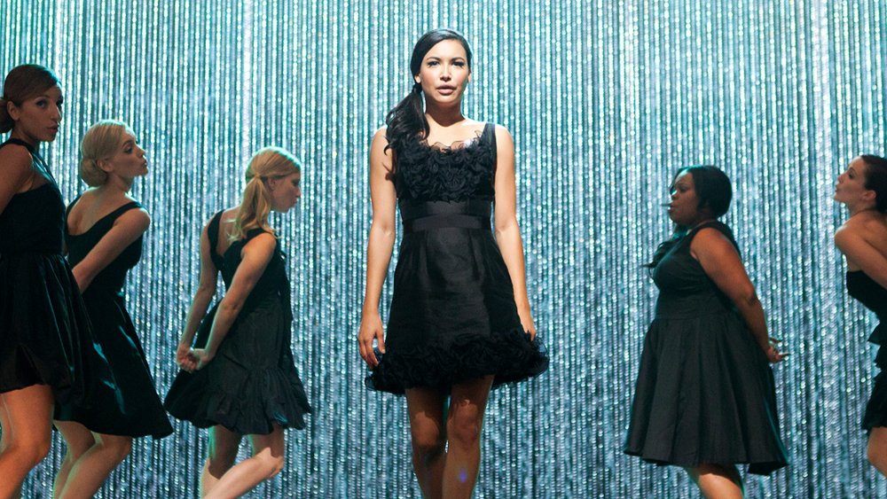 Naya Rivera as Santana Lopez on Glee