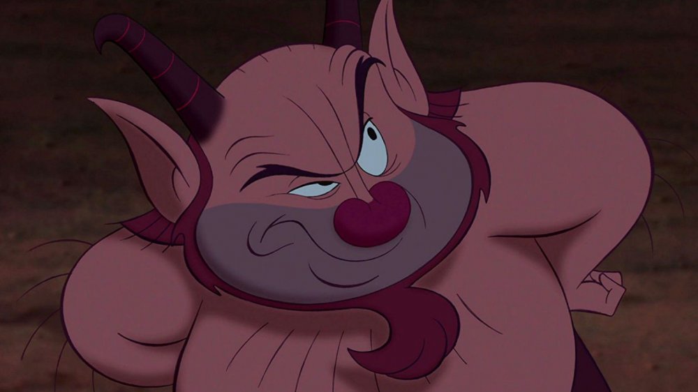 Phil scowls in Hercules