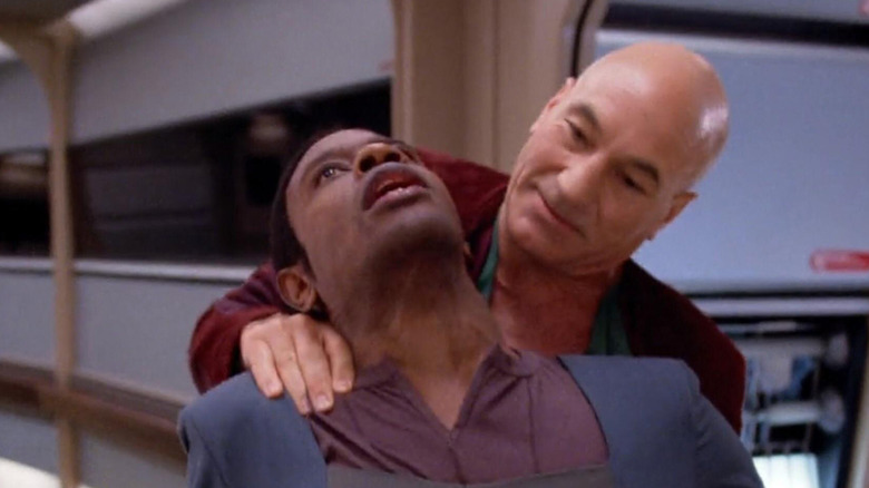 Picard in a fight