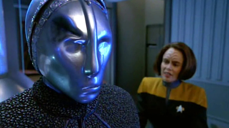 3947 and B'Elanna in engineering