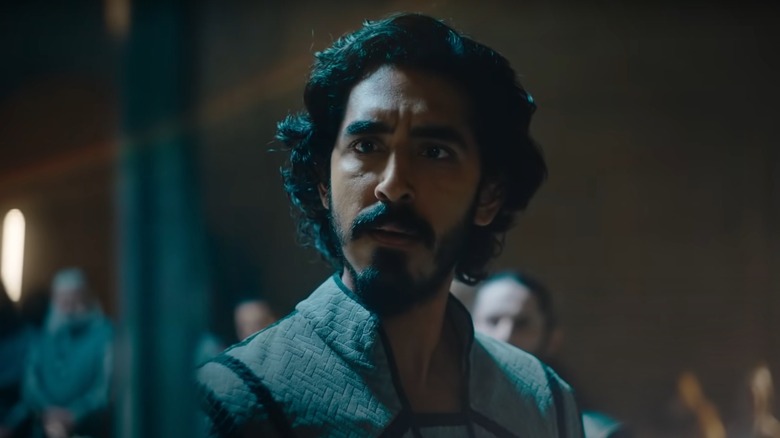 Dev Patel looks shocked