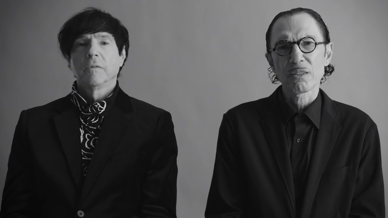 Ron and Russell Mael talking