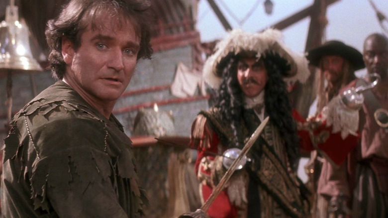 Robin Williams and Dustin Hoffman in Hook