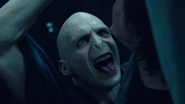 Voldemort torturing Harry in graveyard Harry Potter