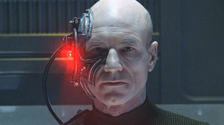 Picard becomes a borg