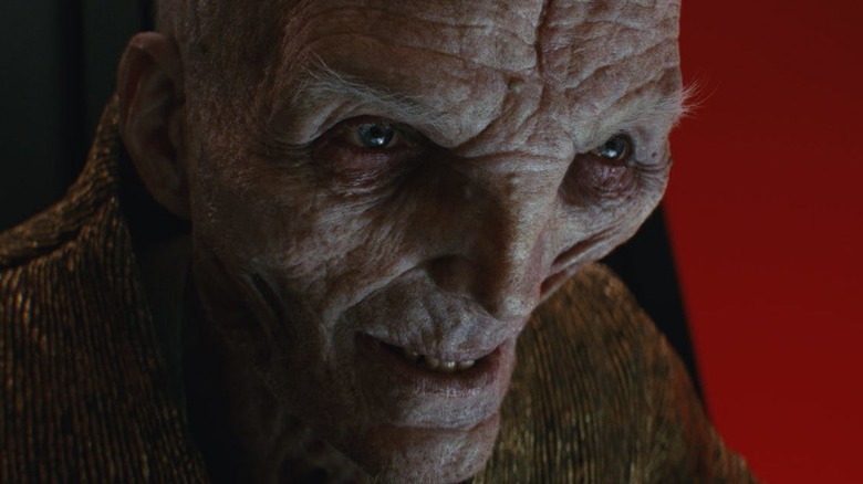 Snoke in The Last Jedi