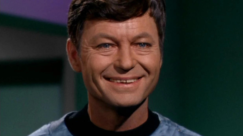 DeForest Kelley as Leonard McCoy on Star Trek