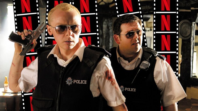 Simon Pegg and Nick Frost in Hot Fuzz