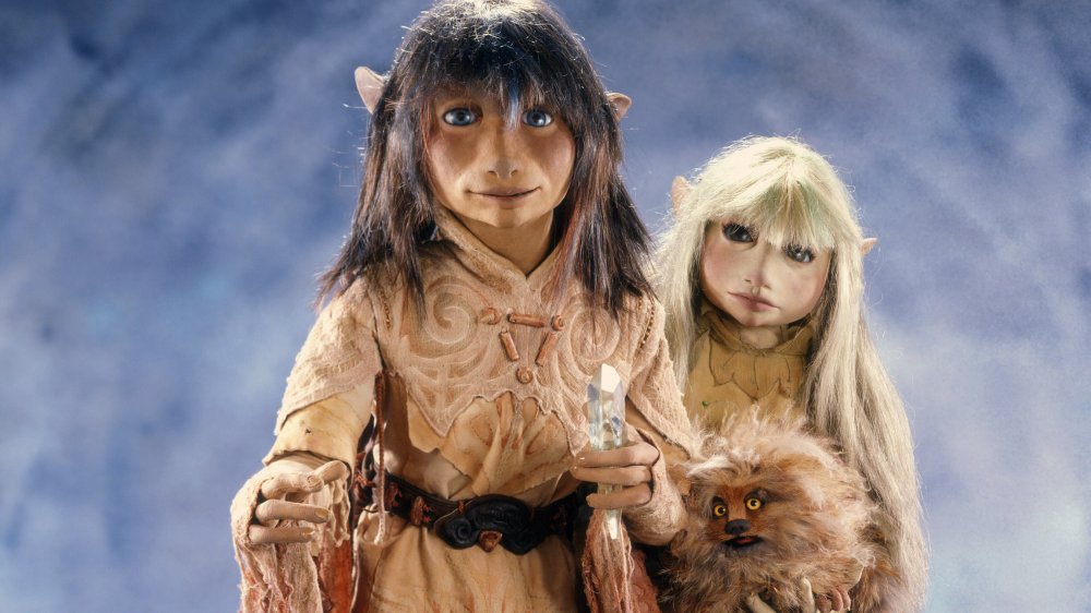 Jen, Kira, and Fizzgig from The Dark Crystal
