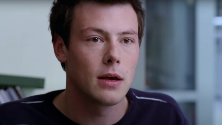 Finn shocked in Glee