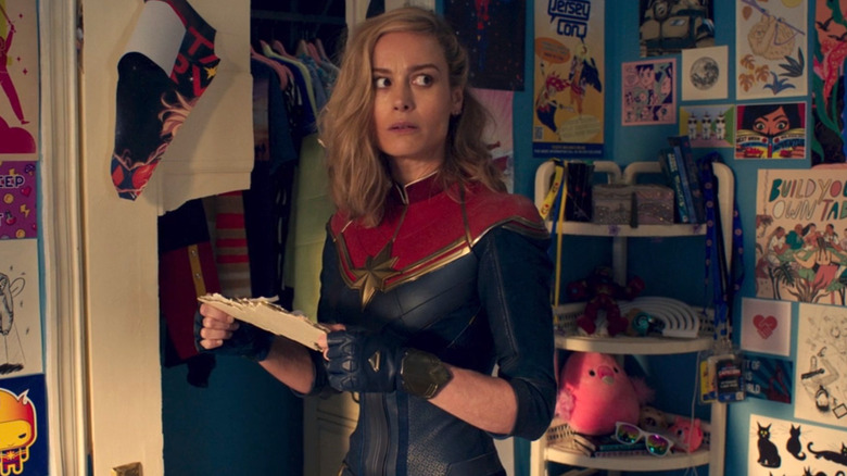 Carol Danvers looks confused