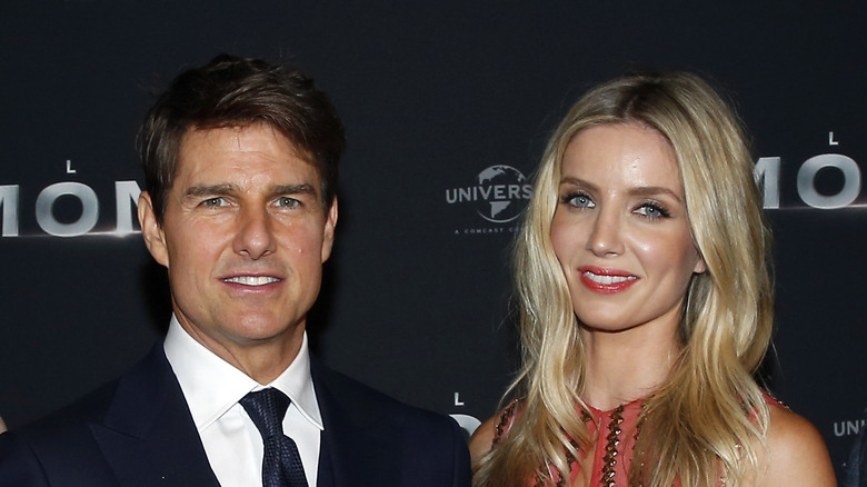 Tom Cruise and Annabelle Wallis on the red carpet