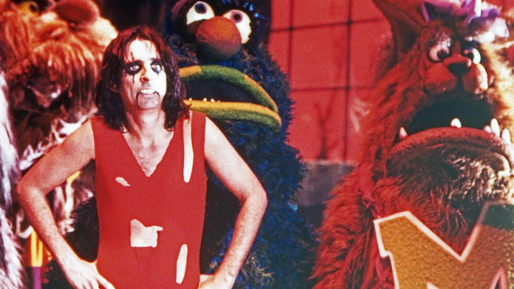 Alice Cooper with Muppet monsters