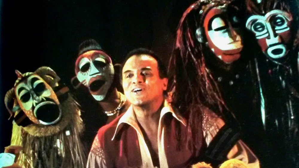 Harry Belafonte and African masks